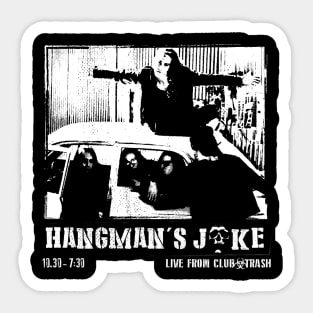 Devils Night Hangmans Joke Club Flier Sticker